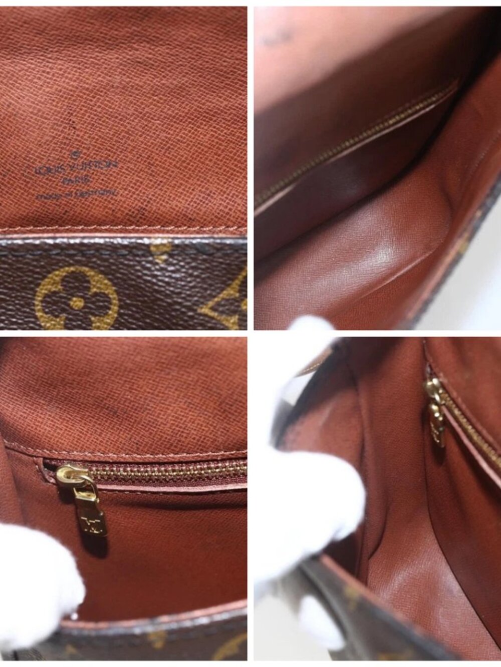 LOUIS VUITTON Monogram Saint Cloud MM Shoulder Bag M51243 LV Auth 166373 - Picture 15 of 16